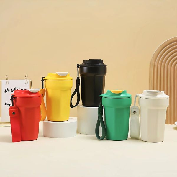 Custom Stainless Steel Portable Vaccum Insulated  Coffee Tumbler Travel Outdoor Camping Cups