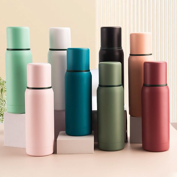 Custom Double Walled Vacuum Insulated Yerba Mate Stainless Steel Thermos Container Bullet Vacuum Flask Bottle