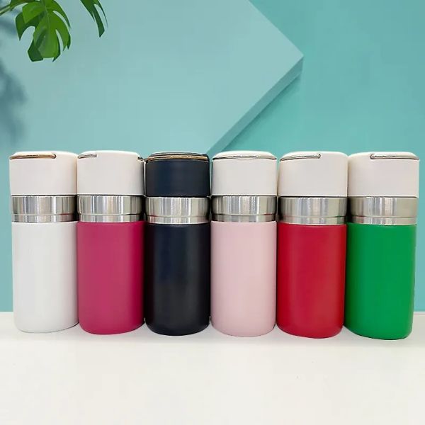 Custom Stainless Steel Double Wall Vacuum Insulated Thermos Water Bottle with Handle